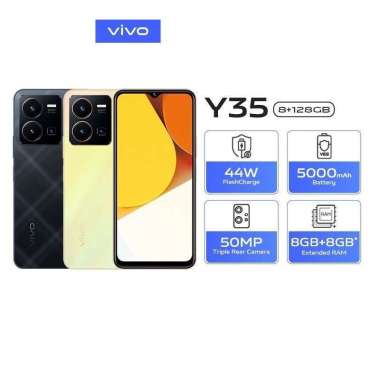 Vivo Y35 Ram 8GB Rom 128GB Gold