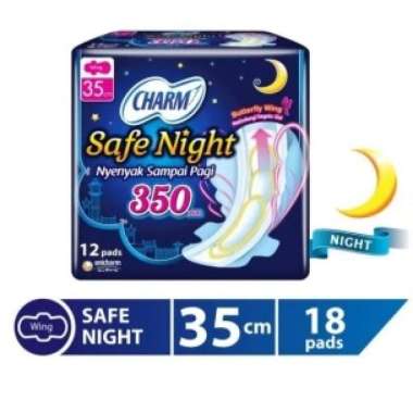 Charm Safe Night Wing 35cm 18 pads