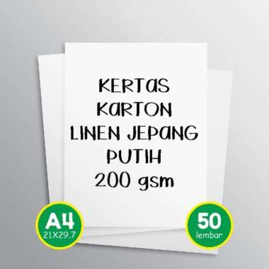 kertas linen jepang uk. a4 cocok unt. sertifikat piagam undangan dll Multicolor