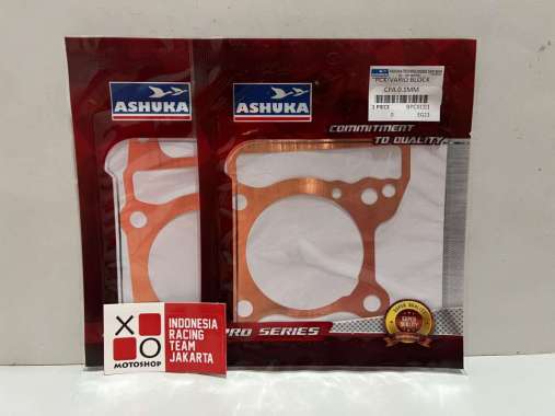 PAKING BLOK BAWAH TEMBAGA VARIO 125 150 PCX ASHUKA RACING 0.1 MM