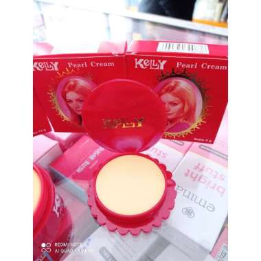 Kelly Pearl Cream 15 gr 5 gr Original, paket kelly cream pemutih / cream penghalung wajah Kelly 5G
