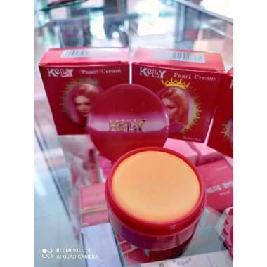 Kelly Pearl Cream 15 gr 5 gr Original, paket kelly cream pemutih / cream penghalung wajah Kelly 15G