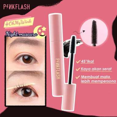 Pinkflash Oilproof Curl Mascara Volume phinkflas / pink flash Long [ Day Mascara & Night Mascara ] V