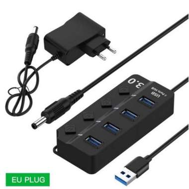 Charger USB 6.8A, 4 Port /34W Kualitas Terbagus USB HUB 4port