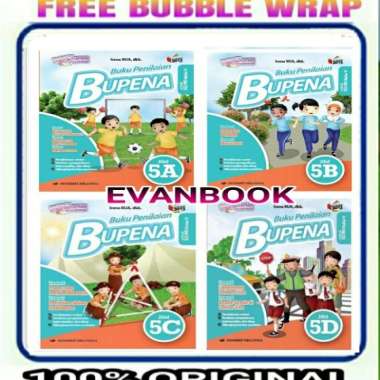 Paket Lengkap Buku Bupena Kelas 5 Jilid 5A,5B,5C & 5D K13 Rev.Erlangga