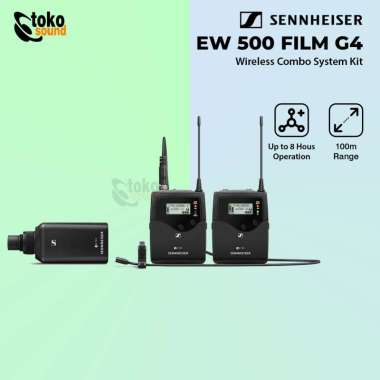 Sennheiser EW 500 FILM G4 - Camera Mount Wireless Combo Mic Original