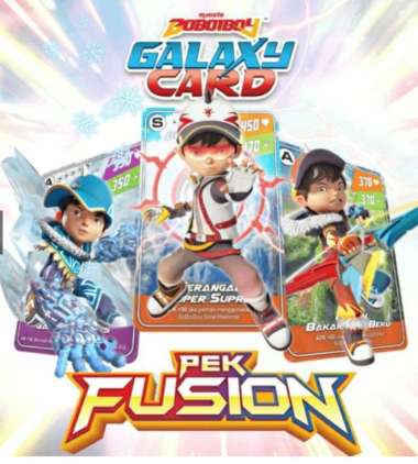 best seller boboiboy galaxy card pek fusion terlaris Multicolor