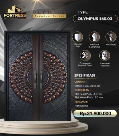 PINTU BAJA FORTRESS / PINTU RUMAH/ PINTU BAJA OLYMPUS 160 160x230