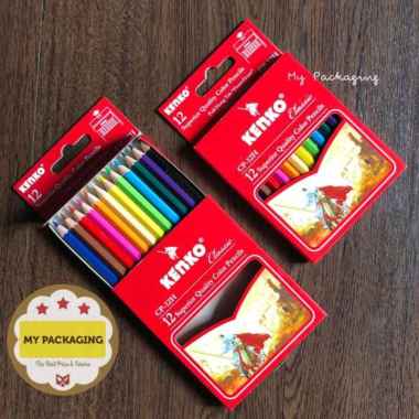 Pensil Gambar 12 Warna Pendek