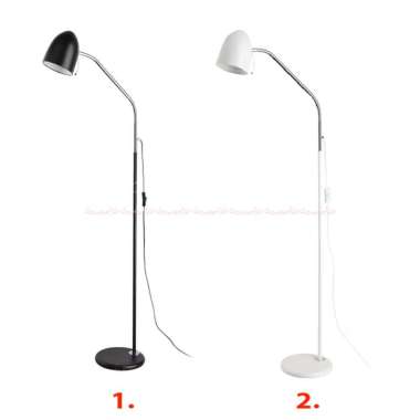 Eglo Lampu Lantai Seri Lara Black White Light Desain Simpel Lampu Dekorasi Sudut Ruang Baca Kerja Mo