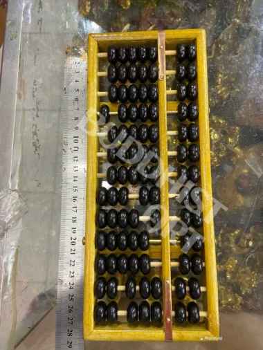 sempoa kayu/ papan sempoa/ wooden abacus/ alat hitung sempoa 13 tiang Multicolor