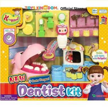 kongsuni mainan alat dokter gigi Multicolor
