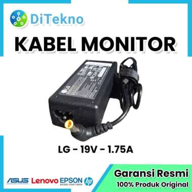 Adaptor Kabel Monitor LG - 19V - 1.75A