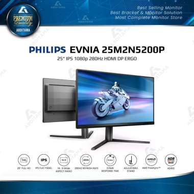 Monitor LED PHILIPS EVNIA 25M2N5200P 25" IPS 1080p 280Hz HDMI DP ERGO