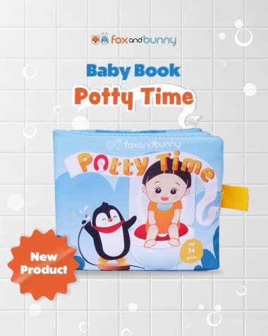Fox And Bunny | Baby Book | Potty Time | Mainan Edukasi Usia 6 Bulan + Potty Time