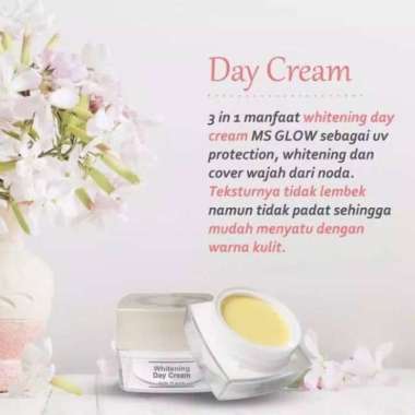 Day Cream Ms Glow - Ms Glow Whitening Day Cream - Cream Siang