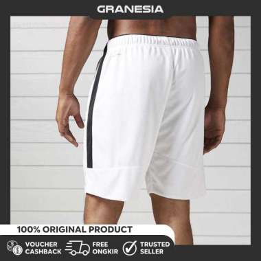 Reebok Workout Ready Knee Men Short BK2905|Celana Dryfit Fitness Pria L