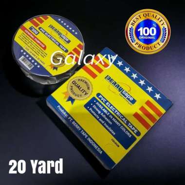 Isolasi Listrik Hitam 20yard Berry Tape