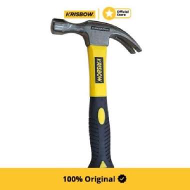 Krisbow Claw Hammer 560 Gr Palu Kambing Handle Rubber Lrch20