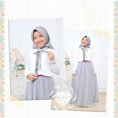 THALIA KIDS GAMIS ANAK PEREMPUAN HIJAB MUSLIM TUNIK USIA 8-10 TAHUN Multicolor
