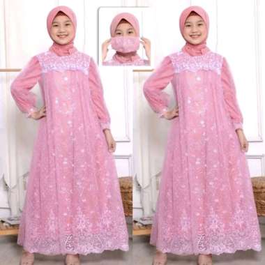 KID LIANA ABG (14-20THN) GAMIS BRUKAT ANAK GAMIS BRUKAT ABG GAMIS dress muslim anak baju brukat anak
