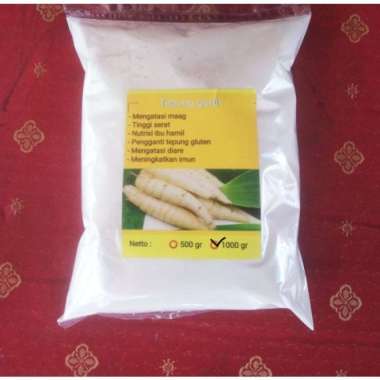 Tepung garut 1kg/ pati garut 1 kg 1000 gr sudah di ayak lebih bersih