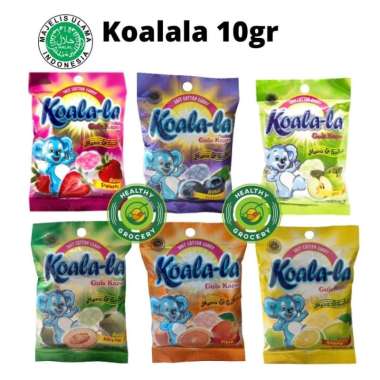 Koala-La / Koalala Soft Cotton Candy 10gr / Permen Gula Kapas Aple