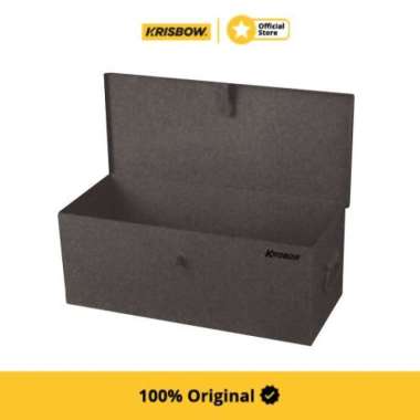 Krisbow Jobsite Box Kotak Perkakas Metal 72X31X28 Cm - Hitam