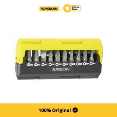 Krisbow Screwdriver Bit Mata Obeng Magnet 13 Pcs
