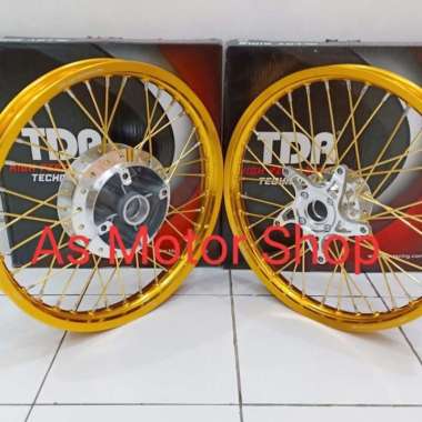 Velg Set Merek Tdr 140 - 160 X 17 Cb150R Cbr150R New Megapro Mono Multicolor
