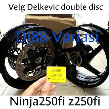 Velg Delkevic Tapak Lebar 5,5 Inc Ninja 250 Fi Z250 Fi Double Disc Multicolor