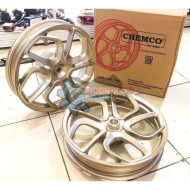 Velg Racing Tapak Lebar Chemco Penta Vario Beat Scoopy Bronze Original Multicolor