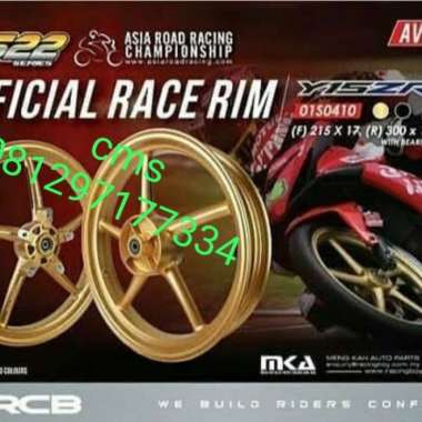 Velg Rcb Mx King Vixion R15 Sp522 160X185 -17 / Velg Racing Rcb Mxking Multicolor