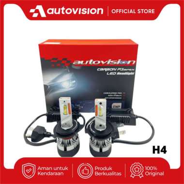 Lampu Headlamp LED Soket H4 Mobil Honda / Toyota / Suzuki / Daihatsu 2Pcs Autovision Daytona 45 Comb
