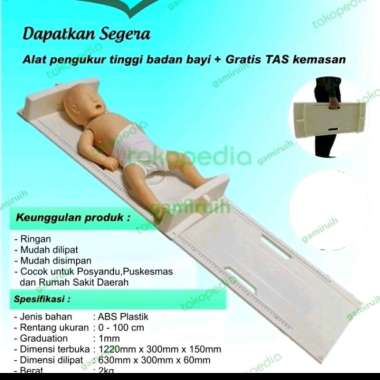 infantometer /alat ukur panjang bayi Multicolor
