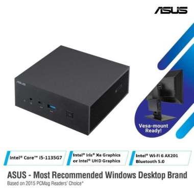 ASUS MINI PC PN63-S1-BB1135G7 | Intel Core i5 1135G7 Multivariasi Multicolor