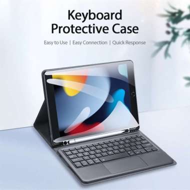 Casing Ipad 9 8 7 10.2 Inch Dux Ducis Keyboard Case Original