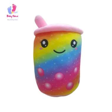 Boneka Boba Bubble Milk Tea Brown Sugar Ukuran Besar Hello Kitty