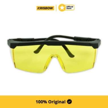 Krisbow Spectacle Kacamata Pengaman Fleksibel Lensa Kuning
