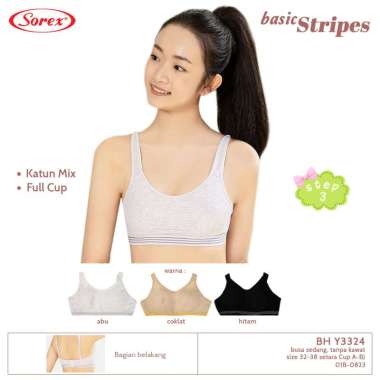 SOREX YOUNG BRA 3324 - BH REMAJA STEP 3 KAIT 3 Size 38/85
