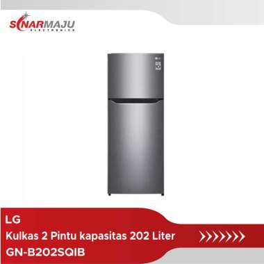 Kulkas 2 Pintu LG 202 Liter GN-B202SQIB / GNB202SQIB / GN B202SQIB