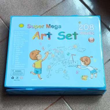 Crayon Art Set / Peralatan Gambar Lukis / Pensil Warna 1 Set