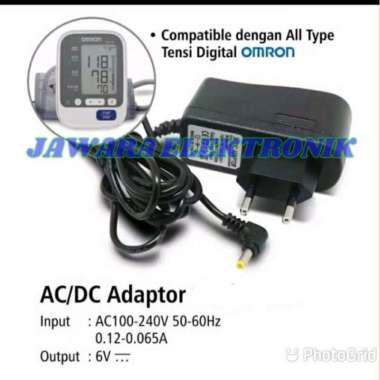 adaptor omron tensimeter / alat tensi darah digital