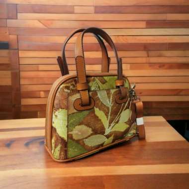 tas wanita kulit asli eccoprint tipe alma Ecco print than