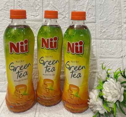 COD // Nu green Tea 450 Ml 1 Dus Isi 24 Pcs // Nu green Tea 450 Ml // Minuman Teh // NU Green Tea Mi