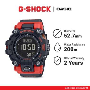 G-Shock Jam Tangan Pria GW-9500-1A4DR MUDMAN Original Digital Orange