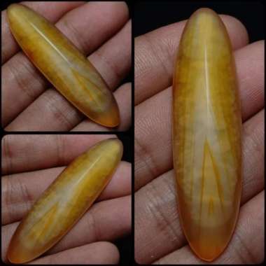 Akik Natural Batu Pandan Kapas Semu Nanas Sutra Merah Lumut OliAntik54