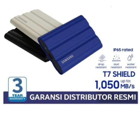 SSD SAMSUNG Portable T7 SHIELD 2TB USB 3.2