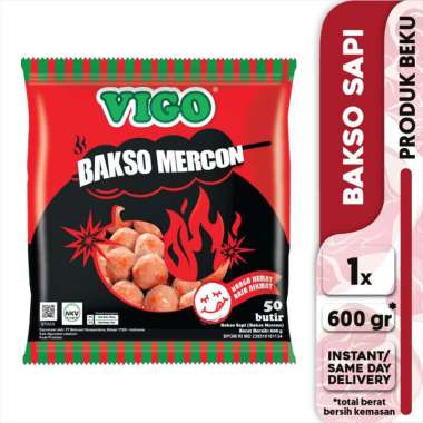 VIGO Bakso Daging Sapi Mercon 50pcs