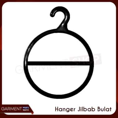 Gantungan Jilbab Hijab Bulat / Hanger Kerudung Pashminah Scarf Syal PINK
